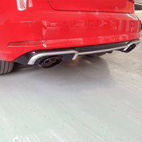Nouveau diffuseur arrière homologué Sport, style Audi RS3, pour pare-chocs et échappement, noir brillant, à visser, pour Audi A3 S3 Berline 8V.5 S-Line