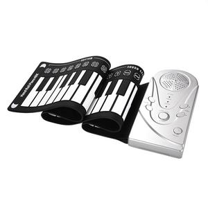Piano portátil enrollable Con altavoz incorporado, piano de mano plegable Flexible de nivel de entrada, 49 teclas, precio barato, venta al por mayor - Product Image 4