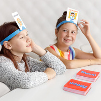 Hedbanz Kart Oyunu Versiyonu İnteraktif Aile Partisi Masa Oyunu Erkek & Kız Çocukları İçin Kart Oyunu Kağıt & Karton Baskı Ürünü