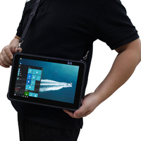 Ip65 Tablet kasar 10.1 inci 1200*1920 Ips Nfc tahan air Windows Tablet untuk penggunaan industri