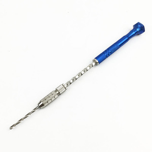 Yusu Hand Drill With Twist Bits 9 Piece Set For Gundam <b>Model</b> <b>Building</b> Blue - Product Image 2