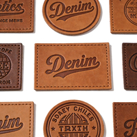 Patch personnalisé, accessoires de portefeuille en cuir gaufré personnalisé avec logo privé, étiquette en PU pour vêtements, sacs, chaussures