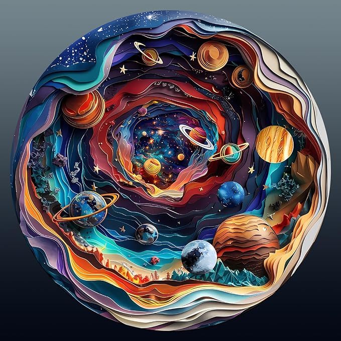 Wooden Puzzle for Adults 3D Visual
