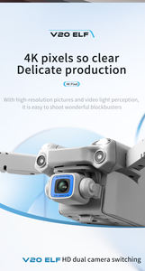 Mini Dron 4DRC <span class=keywords><strong>V20</strong></span> 2022, Dron con Cámara Dual 4K, Dron FPV con Cámara Dual HD, Quadcopter Plegable, Helicóptero RC, Juguete Dron, Regalo, Gran Venta - Product Image 5