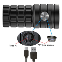 Linterna de Buceo Subacuática OEM Turbo S Pro Súper Brillante para Fotografía y Video, 13000 Lúmenes, Batería Integrada, Resistente al Agua IP68, 120