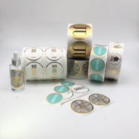 Étiquettes de pots à bougies de luxe imprimées avec logo personnalisé Autocollants adhésifs texturés pour bougies