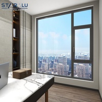 Architektonische Fensterlösung mit Aluminium-Drehfenster, Maßgefertigten Abmessungen, Glasauswahl und Beschlägen