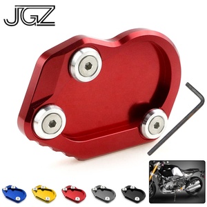 Béquille Latérale Agrandisseur CNC Aluminium Béquille Agrandir Plaque Extension Pad Rouge Noir pour <span class=keywords><strong>BMW</strong></span> R <span class=keywords><strong>NINE</strong></span> <span class=keywords><strong>T</strong></span> - Product Image 2