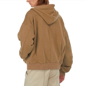 เสื้อฮู้ดสไตล์สปอร์ตคลาสสิก กระเป๋าจิงโจ้ ซิปสองทาง สำหรับผู้ชาย - Product Image 3