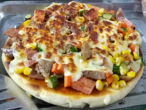 Gril portatif de barbecue de style d'OVNI d'acier inoxydable four pliant de <span class=keywords><strong>pizza</strong></span> de gaz 16 pouces <span class=keywords><strong>plus</strong></span> de taille fourneau gril argentin de BBQ 636-17 - Product Image 3