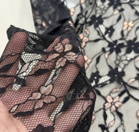 Tissu en dentelle florale de luxe avec sequins, doux et respirant, brodé, pour Abaya musulmane de Dubaï, robe de soirée et caftan