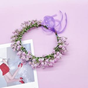 Cabeza de vacaciones junto al mar de estilo europeo y americano, guirnalda de flores, corona, corona nupcial, <span class=keywords><strong>tocado</strong></span> para fiesta, decoración de boda - Product Image 3