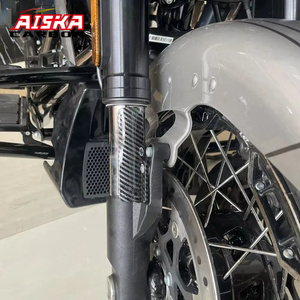 AISKA Protezione Anteriore per Forcella in Fibra di Carbonio 3K, Copertura Antipolvere per Harley Touring CVO Road Glide <span class=keywords><strong>ST</strong></span> Upgrade - Product Image 5
