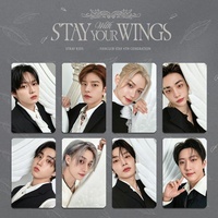 Kit de 8 photocartes KPOP Stray K 6ème génération avec cartes de membre Hyunjin, Felix, Lee Know, I.N et carte de récompense pour les fans (précommande)