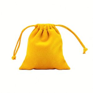 Sacs en velours haut de gamme avec cordon de serrage pour bijoux, cosmétiques, cadeaux, sacs cadeaux en velours - Product Image 5