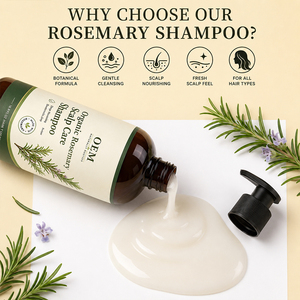 Champú de Romero de Marca Privada, de Lujo, Calidad Profesional, con Keratina, Proteína, Colágeno, Aceite de Argán, Aceite de Coco, Vegano - Product Image 3