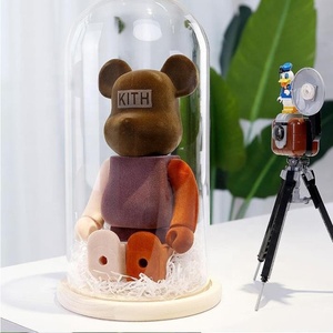 <span class=keywords><strong>Vitrine</strong></span> de rangement pour poupées en acrylique transparent anti-poussière intégrée pour BEARBRICK - Product Image 4