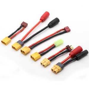 สายอะแดปเตอร์สำหรับเครื่องบินจำลองแบบสั่งทำขายส่ง XT90 XT60 XT30 T Plug EC5 AS150 XT150 JST กวางตุ้ง จีน - Product Image 2