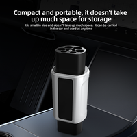 Adaptateur de charge lente CA à sept broches pour véhicules terrestres, connecteur EV en gros IEC 62196 Type 2 vers GB/T