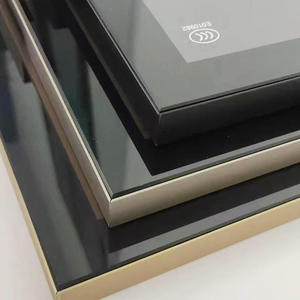 Profil de section de porte en verre pour armoire de cuisine personnalisée, cadre en aluminium extrudé - Product Image 5