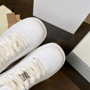 Zapatos para Caminar de Plataforma de Lujo de Alta Calidad, Estilo Clásico Informal, Transpirables, con Amortiguación, Parte Superior de Cuero Genuino, Zapatillas con Cordones - Product Image 6