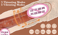Produits pour adultes Outils pour femmes Gode à insertion et à retrait entièrement automatique Gode de simulation de pistolet électrique