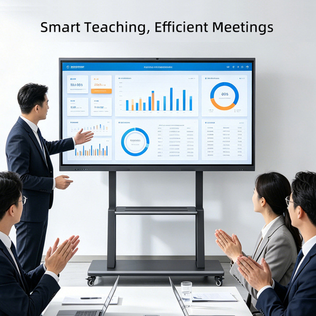OEM Factory Supply 65 75 86 Inch 4K UHD Interactive Flat Panel Multi IR Touch Screen Digital Smart Whiteboard Interactive Board