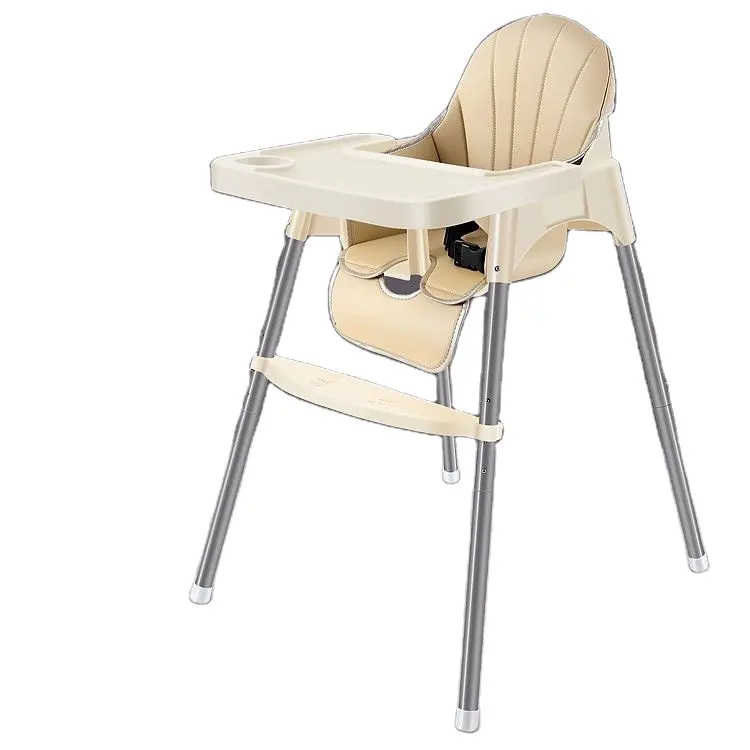 كرسي مرتفع مع صينية ، كرسي مرتفع مثالي قابل للتعديل للأطفال الرضع والأطفال الصغار أو ككرسي طعام