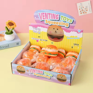 Muñeco Antiestrés Creativo de Comida, Tipo Hamburguesa, Personalizable, Popular en Internet - Product Image 2