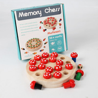 Jeu de mémoire en bois amusant avec carottes, jeu d'intelligence éducatif pour enfants de 7 à 12 ans, emballage en boîte colorée, interactif