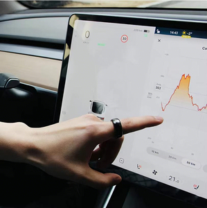 13.56Mhz Keramische Rfid <span class=keywords><strong>Smart</strong></span> Nfc Sleutel Vinger Ring Nfc Auto Sleutelhanger Voor Tesla Model <span class=keywords><strong>3</strong></span> Model Y - Product Image 2