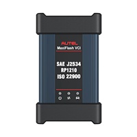 Kit Autel MaxiFlash VCI, Interfaz de Comunicación Vehicular Bluetooth J2534, Programación de ECU, DoIP/CAN FD/ J2534/ D-PDU, 4 Canales