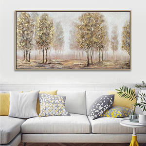 Modern Luxury Decorative <strong>Abstract</strong> <strong>Tree</strong> of Life Wall Hanging Hand <strong>Painted</strong> <strong>Canvas</strong> Art Scenery Landscape Supports Base - Product Image 5