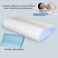 Oreiller ergonomique en mousse à mémoire de forme personnalisable pour un sommeil profond, soulagement des douleurs cervicales, housse amovible écologique, lavable en machine