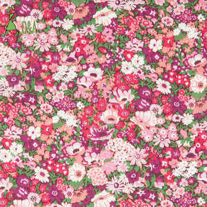 Tissu <span class=keywords><strong>Thorpe</strong></span> 100% coton de haute qualité, imprimé floral rose style années 80, pour vêtements, chemises et artisanat - Product Image 2