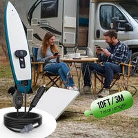 Chargeur de voiture Starlink Mini O-Ring 3M/10FT avec prise DC et interrupteur pour camping-cars, camping et voyages