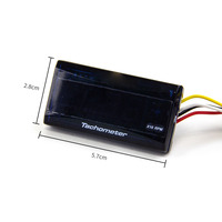 Termómetro Digital Electrónico Impermeable para Motocicleta, Velocímetro LED Modificado, Medidor de Temperatura