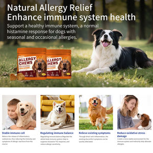 Friandises à mâcher multivitaminées pour chiens - Friandises naturelles pour chiens pour soutenir le système immunitaire et soulager les démangeaisons cutanées - Compléments en marque privée - Product Image 2
