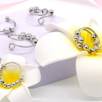 Soulagement de l'anxiété Personnalité Creative Design Spin Bead Ring Resizable