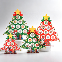 Support de sapin de Noël en acrylique personnalisé avec clochettes et décorations suspendues, décoration de Noël