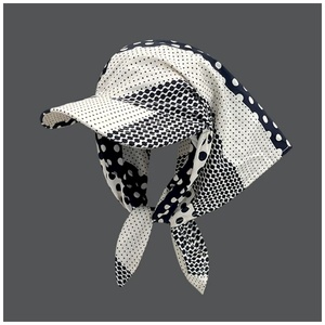 Pañuelo para la cabeza con lazo frontal para mujer, sombrero de sol de verano, pañuelo triangular a cuadros estilo campestre, gorra de béisbol, para viajes, playa, vacaciones, actividades al aire libre, para niña - Product Image 6