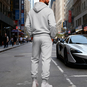 Conjunto de Sudadera Casual con Capucha y Cremallera, Forro Polar Grueso y Holgado, Estilo Americano, Nuevo para Invierno - Product Image 2