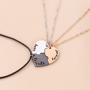 Merryshine Birthday Gift love Heart Forever Best Friend Best <strong>Sister</strong> 2 <strong>3</strong> 4 Best Friends <strong>Necklaces</strong> <strong>for</strong> 2 - Product Image 5