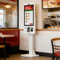 Commande de kiosque de 27 pouces à écran tactile système de point de vente kiosque libre-service écran tactile LCD systèmes optionnels