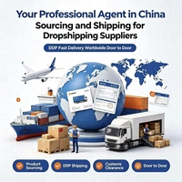 Agent professionnel d'approvisionnement et d'expédition en Chine pour les fournisseurs de dropshipping, livraison rapide DDP dans le monde entier, porte à porte