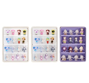Organizador de Brinquedos Infantil Moderno, Pequeno, Quadrado, Montado na Parede, Impermeável, à Prova de Poeira, Transparente em PC - Product Image 1