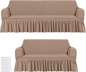 Housse de <span class=keywords><strong>canapé</strong></span> élastique en gros, extensible, en tissu jacquard tricoté doux, lavable, <span class=keywords><strong>anti</strong></span>-griffures pour chiens et chats, <span class=keywords><strong>protection</strong></span> pour <span class=keywords><strong>canapé</strong></span> sectionnel - Product Image 1