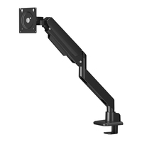 Support d'écran rotatif à 360° en alliage d'aluminium et ABS avec ressort à gaz, capacité 20 kg, pour moniteurs de 17 à 49 pouces, en stock (32 pouces)