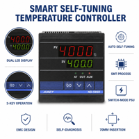 Contrôleur de température numérique direct usine, thermostat intelligent avec écran LED, modèle N-5000, résolution 0,1°C, alarme haute température