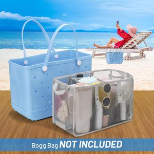 <b>Beach</b> <b>Bag</b> Organizer Insert for X-Large Bogg <b>Bag</b> <b>Lightweight</b> Mesh Divider Pouch Compatible with Original XL Rubber Tote Inner <b>Bag</b> - Product Image 3